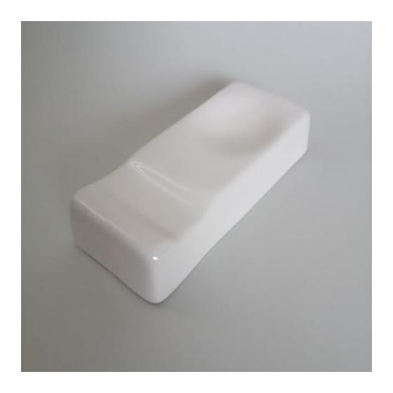 Set of 4 Ceramic Chopstick Rests - White, Simple Design for Spoons, Forks, and Ladles - Dual Grooves for Chopsticks and Spoons Simultaneously - Ideal