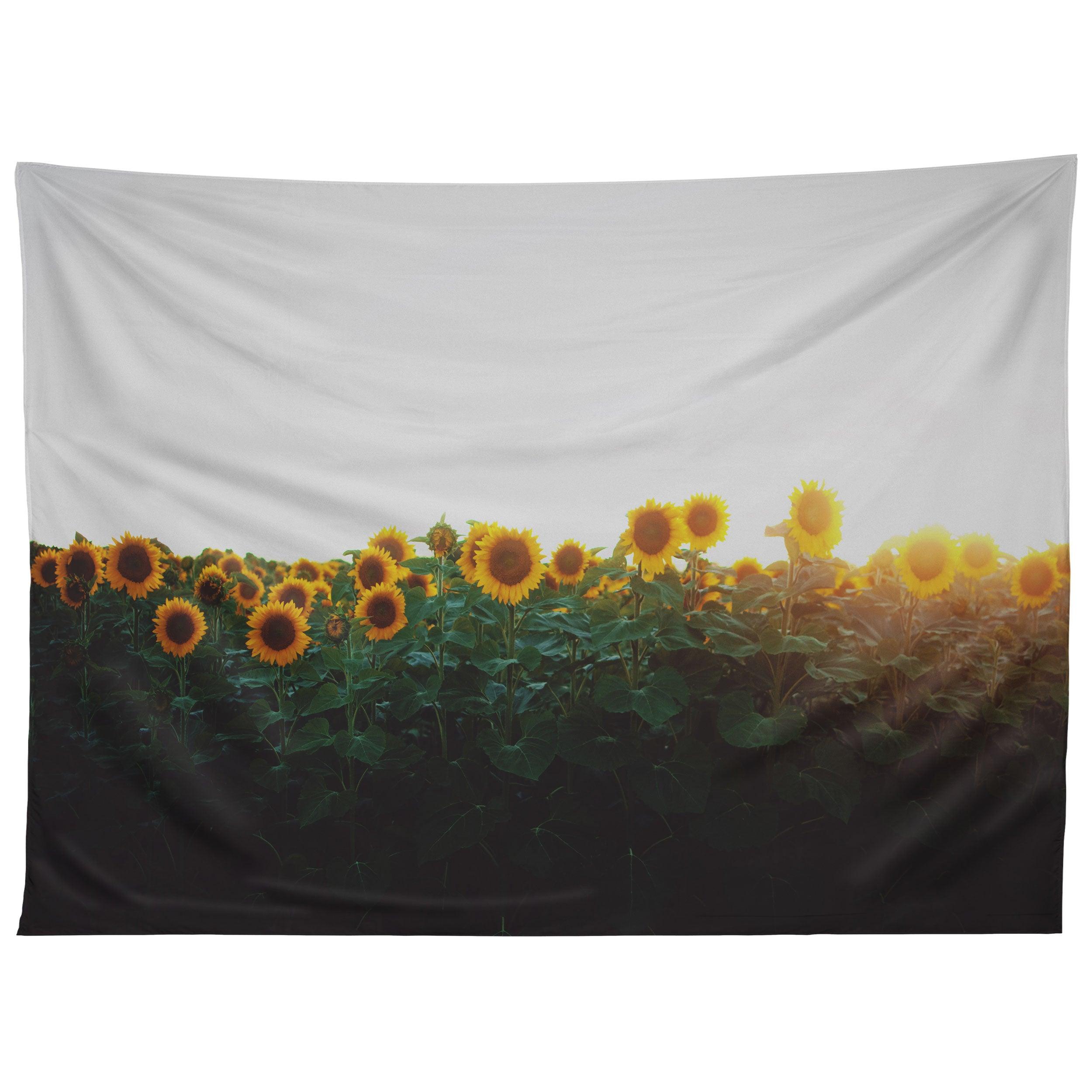 SUNFLOWER FIELDS tapestry 75x100