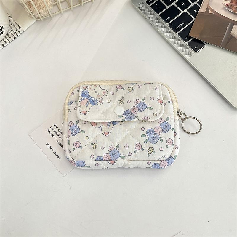 Cute Cartoon Small Travel Document Bag Portable Storage Bag Mini Item Holder Fashion Multifunctional Coin Purse Pendant Gifts