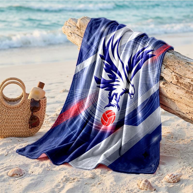 Crystal Palace Theme Beach Towel Soft Quick?dry Towel For Summer Beach Vacation Swimming