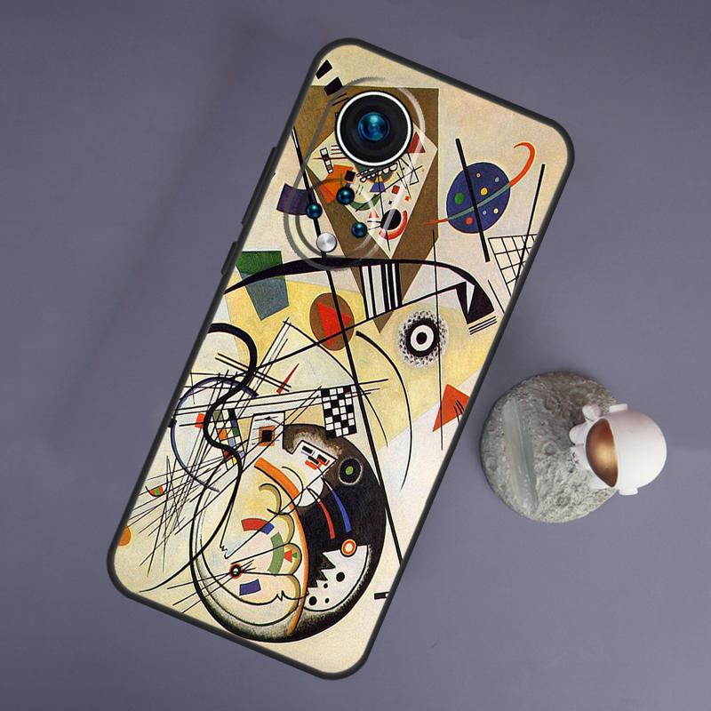 Wassily Kandinsky Abstraktní Pro Huawei Honor Magic 5 Lite 70 50 X8 X9 a P20 P30 P40 P50 P60 Pro P Smart Nova 9 5T Pouzdro