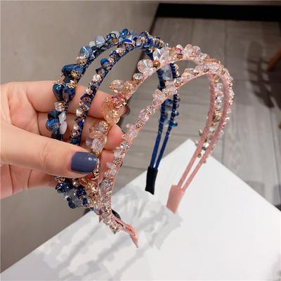 Böhmische Strass Glasstein Handgemachte Stirnbänder Haarbänder Für Frauen Mädchen Haaraccessoires