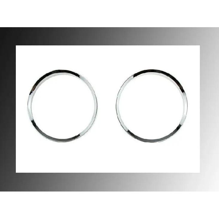 Chrome / Matt Silver Dashboard Dial Gauge Rings Bezel Trim For BMW E60 E61 Pre-LCI M5