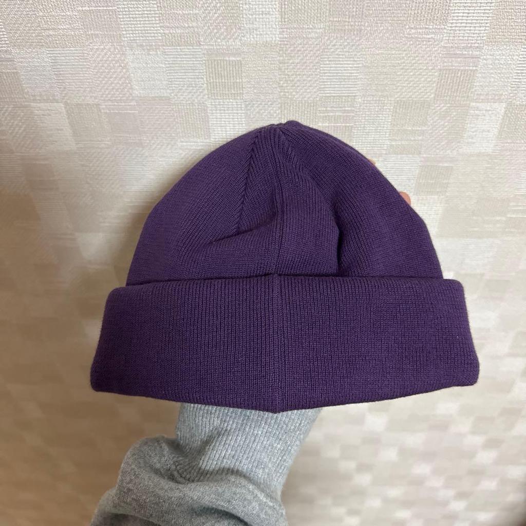 Used VANS Purple Knit Cap Beanie Good Condition
