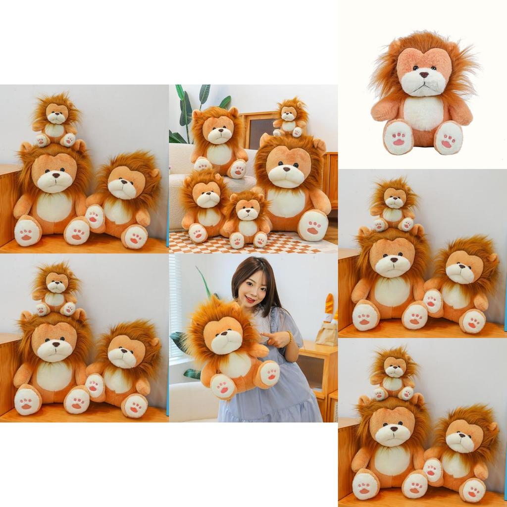 Adorable Plush Lion Stuffed Animal Soft Toy Perfect For Cuddling And Gifting
