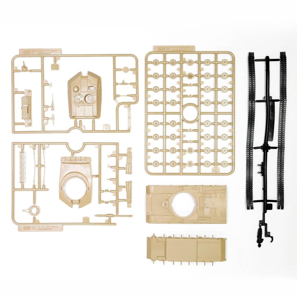 Platz Waltersons US M1A2 Abrams 4th Infantry Division 2003 Samawah Iraq Plastic Model WS55005R 1/72 (Tank)