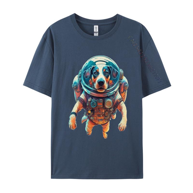 Funny Spacedog T Shirt Print Tops T Shirt Funny Cotton Unisexs Tshirts Hot Sale Tees Unisexs Designer Clothes
