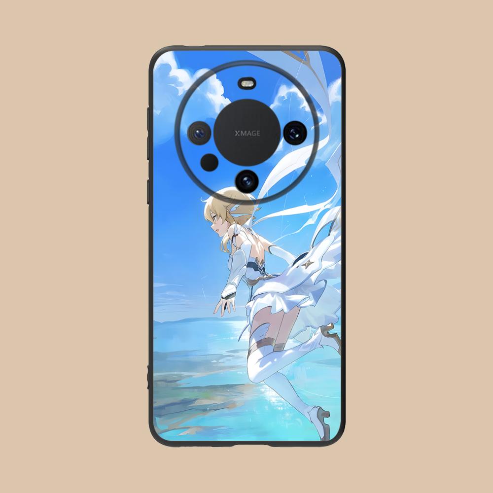 Game GI Lumine Matte TPU Mobile Phone Case for Huawei Mate 60 50 40 30 20 10 Pro Plus Lite E 5G Colorful Printing Cover