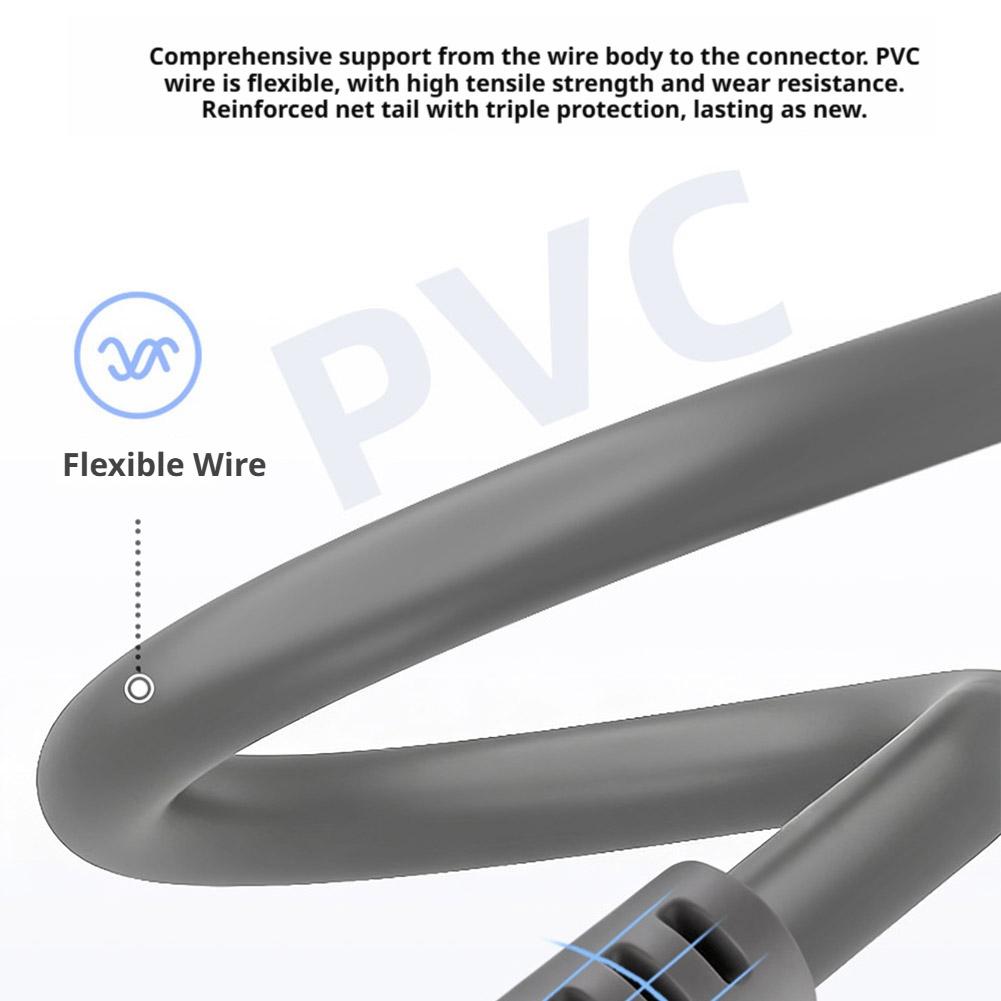 1,8m Pd Stromkabel für Wii U Spielkonsole Typ-C Ladekabel Kabel für Nintendo Wii U Lade Spielkonsole Kabel