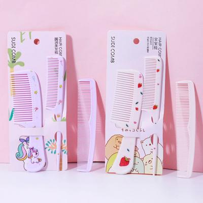 Mini Portable Cartoon Cute Little Comb, Gently Combing Hair, Portable Design Travel Friendly, Suitable for All Types of Hair