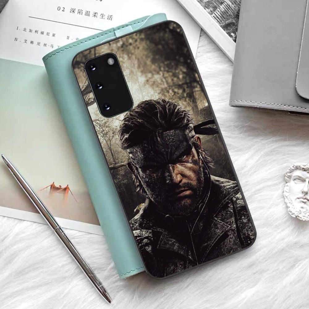 M-Metal Gear S-Solid Game Phone Case Silicone PC+TPU For Samsung S10 20 30 22 23 24 Plus Lite Ultra Cover