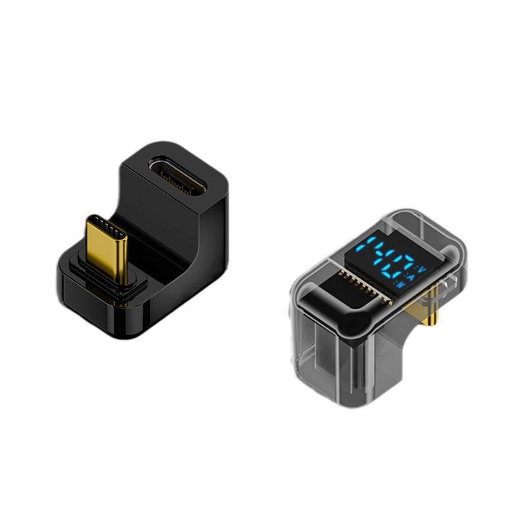 USB C To USB C Digital Display Adapter 100W Fast Charging Male To Female Extension Adapter 40Gbps Data Transfer