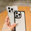 Transparent Acrylic Airbag Phone Cases For iPhone 16 Pro Max 17 Air 15 14 13 12 11 17 ProMax Anti Fall Bumper Glossy Hard Cover