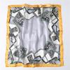 Silk scarf new 71x71cm small square scarf women's autumn and winter scarf versatile decorative scarf travel sunscreen headscarf