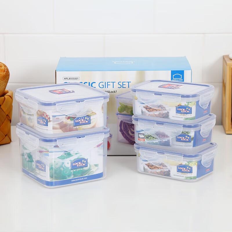 Lock&Lock 5-Piece Plastic Food Storage Set
