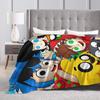 Weiche warme Decke Picknick Mikecracked Mikes Überwurfdecke Flanell Tagesdecke Für Draußen Bequeme Sofa-Bettdecke