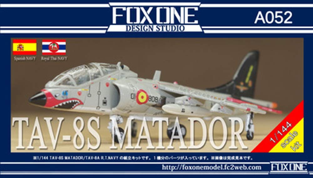 Fox One Design Spanish Navy Matador 3D Printer Kit FXNA052 1/144 TAV-8S
