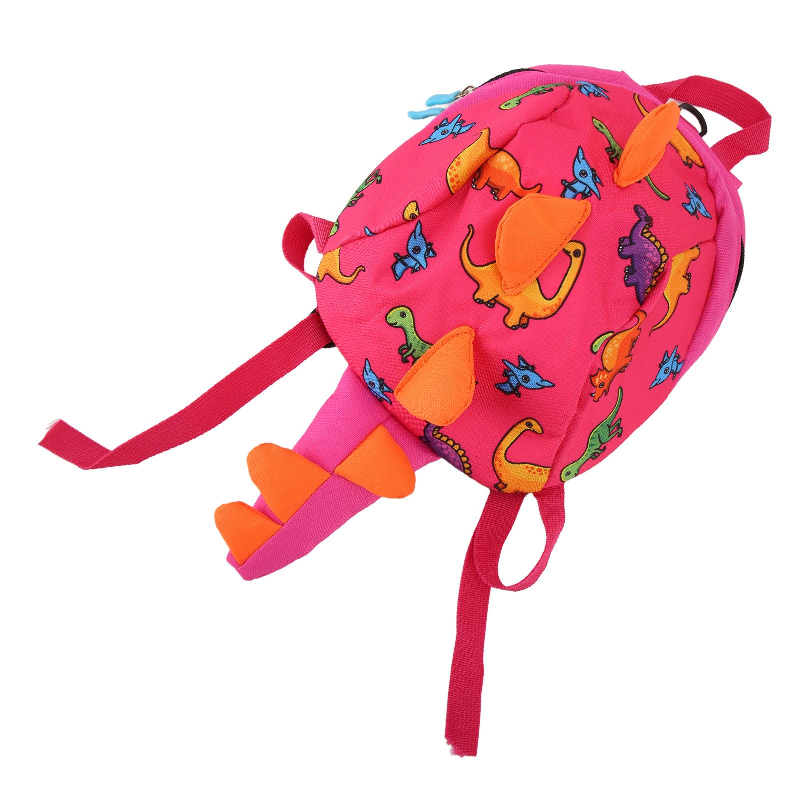 

Toddler Backpack Cartoon Cute Dinosaur Prevents Lost Large Capacity Kids Backpack with Leash for рожевий