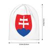 Flag Of Slovakia Slovak Republic  Unisex Adult Beanies Caps Knitting Bonnet Hat Warm Fashion Autumn Winter Outdoor Skullies Hats