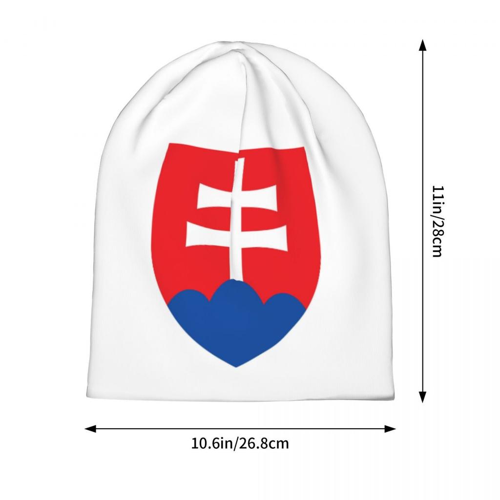 Flag Of Slovakia Slovak Republic Unisex Adult Beanies Caps Knitting Bonnet Hat Warm Fashion Autumn Winter Outdoor Skullies Hats