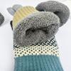 Touchscreen Gloves for Winter Double-layer Windproof Knitted Gloves for Men and Women