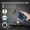 D2 90000 Lumens Rechargeable LED Tactical Flashlight 5 Modes Adjustable Focus 18650 26650 AAA Rechargeable Torch Light Lantern