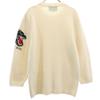 Gucci Made In Italy Tiger Long Sleeve Sweater M Ivory 522644 Knit Men's Used