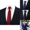 Men Stripes Pattern Tie Made Of Polyester With Stripe Design For Wedding Attire