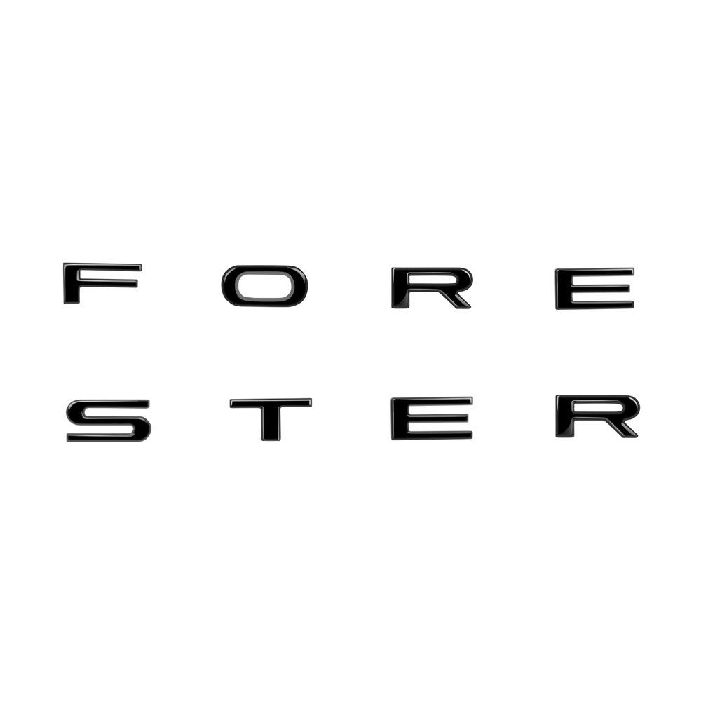 Cxjva7 Vložky do víka kufru pro Subaru Forester 2024 2025 Znak 3D Vyvýšené logo Samolepky Decals na zadní dveře Příslušenství pro auto 8ks