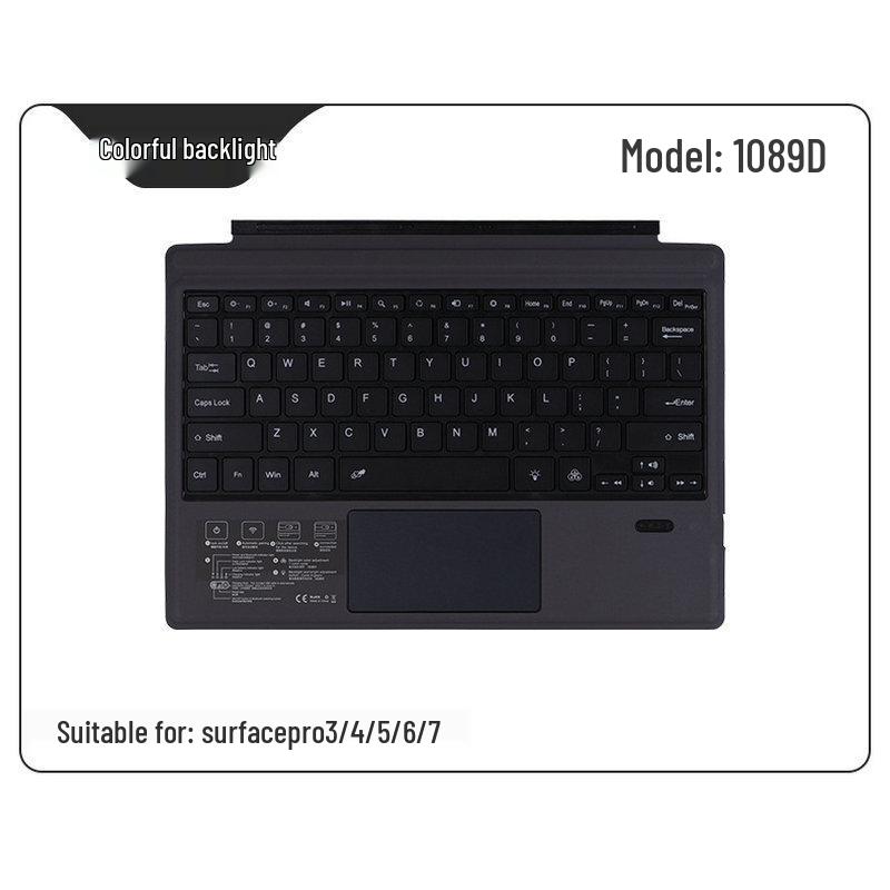 Surface Bluetooth Keyboard for Surface Pro/Go2/Go3 - Case Included