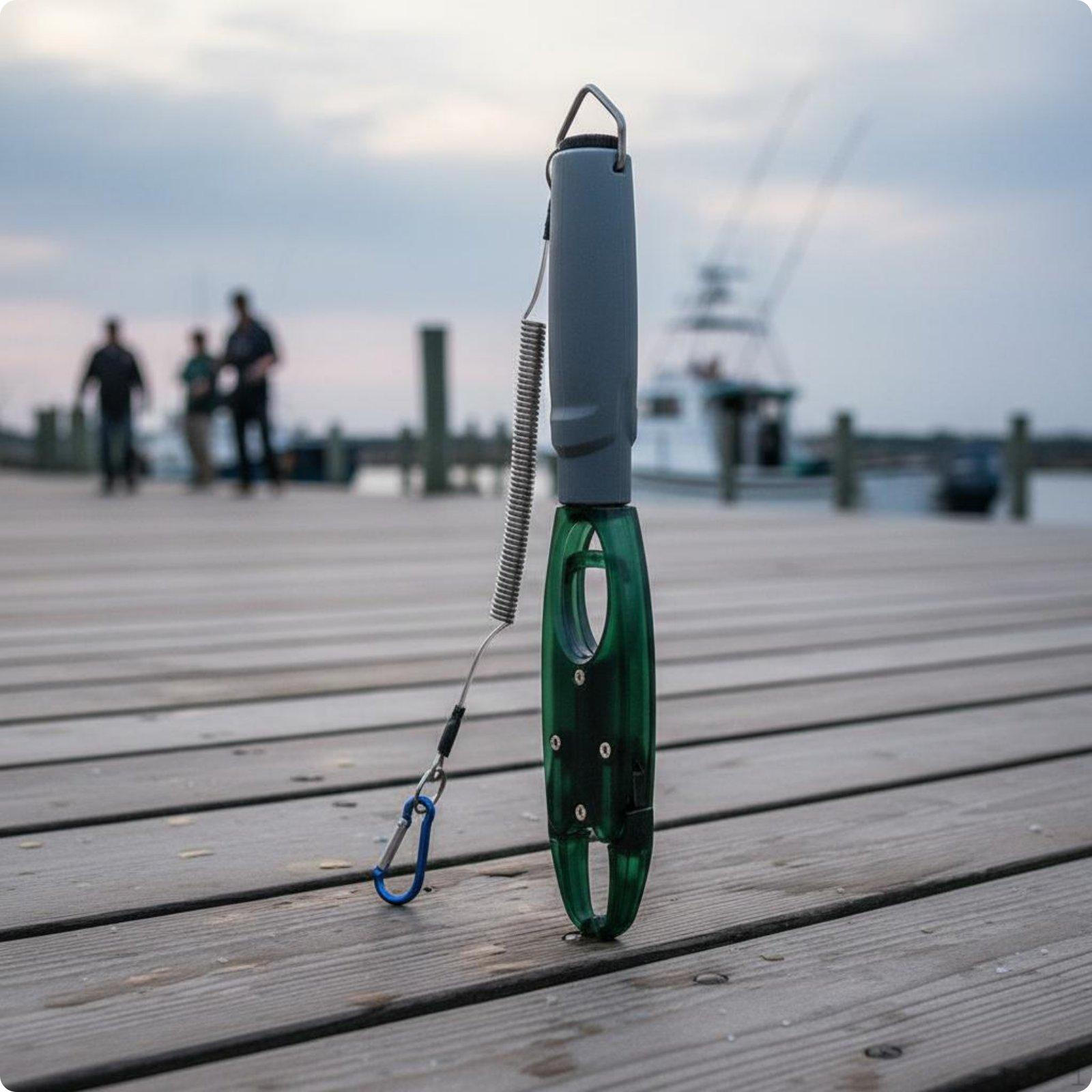 fishing grippers with Scale Aluminum Alloy Lip single Hand Use Outdoor Gear for