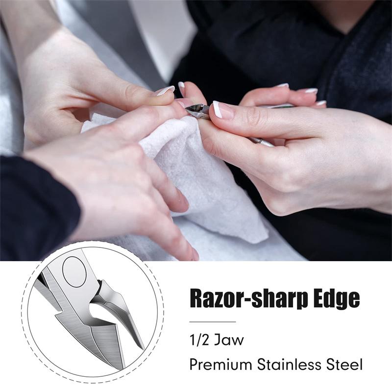3 Stück/Set Zehennagel Fingernagel Nagelhautzange Professioneller Nagelknipser Maniküre Schneider Schere Rostfreier Stahl Trimmer Werkzeuge