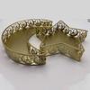 Iron Ramadan Dessert Tray Muslim Eid Mubarak Plates Candy Pastry Food Tray  Festival Ornament
