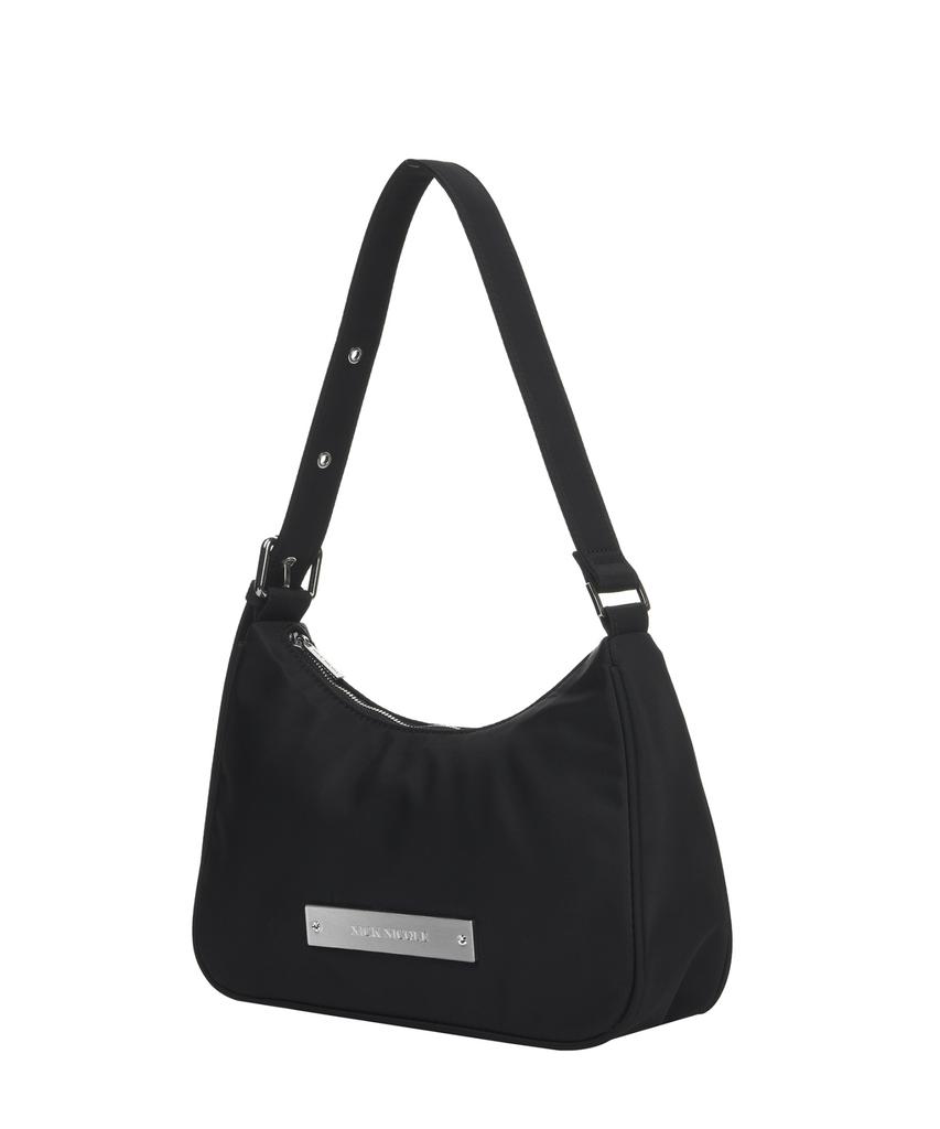 Nick&Nicole Crystal Nylon Around Mini Bag_Black