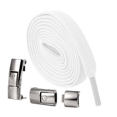 Press Lock Shoelaces Without Ties Elastic Laces Sneaker 8MM Widened Flat No Tie Shoe Laces Kids Adult Shoelace for Shoes