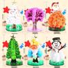 Blossoming Crystal Christmas Tree: Handmade Magic Growing Ornament & Gift