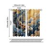 2 pcs   filtering curtains (excluding rods   non-movable   without batteries) Japanese Koi for use in bedrooms and living rooms