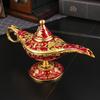 Search Banner Magic Lamp Medium 21 * 11 Creative Ornament Wishing Lamp Metal Home Decoration Housewarming Decoration Gift