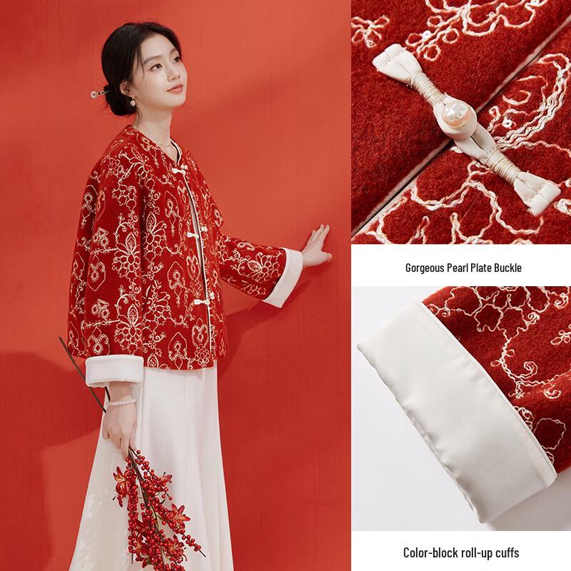 New Chinese Style Embroidered Short Jacket
