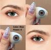 1 Pair Color Contact Lenses 14.0mm Yearly Use Soft Lens, Blue & Green Eyes, Cheap Comfortable
