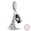 copper Camera Pendant Charm Fashion Travel Collection Bead Charms Compatible With Womens Bracelets Do It Yourself Jewellery Gifts