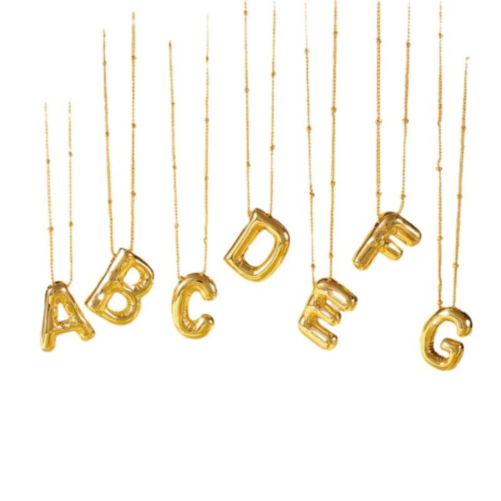 English Letter Necklace Cross Border Fashion 26 Letter Necklace