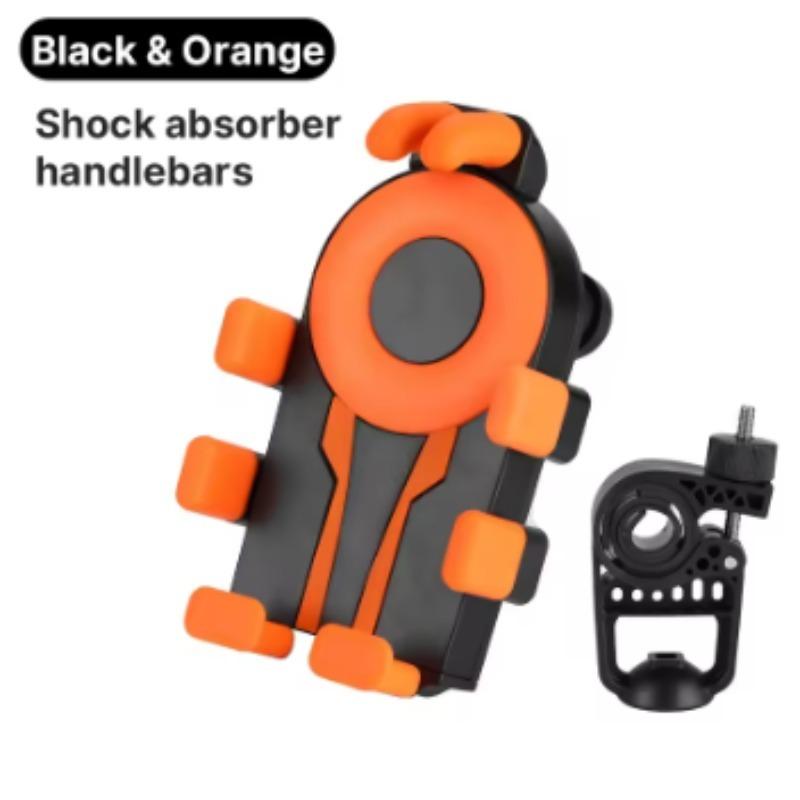 

360° Rotatable Bike Phone Holder Shockproof Universal Mount with Secure Non-Slip Grip for Mountain Road Cycling Electric Bicycle жёлтый