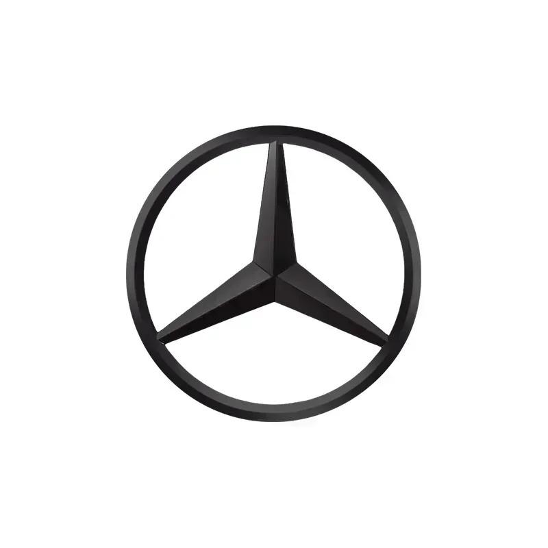 CSF1   C200 New Car For Mercedes Benz AMG 3D ABS silver/Black 9cm 90mm car rear Tail Trunk emblem badge sticker Decals For Mercedes Ben