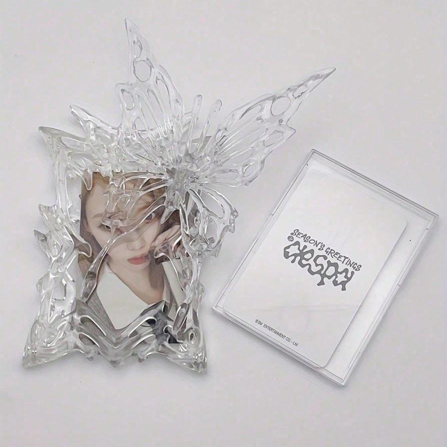 High-End Electroplated Irregular Photo Frame - Love Chasing Stars Polaroid Card Sleeve for Students 11*7.5