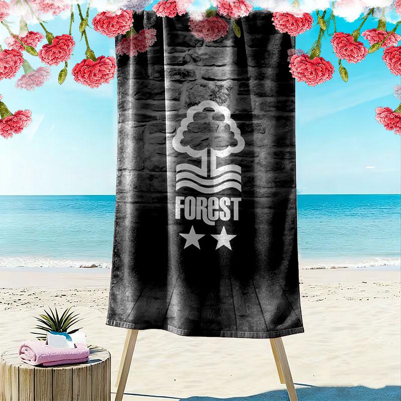 Nottingham Forest F.C Beach Towel, Large Soft Quick Dry Towel for Beach Camping Swimming