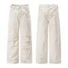 Autumn Men Vintage Washed Pleated Cargo Pants Men Straight Leg Casual Trousers Retro Streetwear Daily Relaxed Fit Fashion Pants