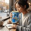 Disney Cartoon Ceramic Mug 500ml, Cute Coffee Cup with Handle, Large Capacity Drinkware for Home Office Gift