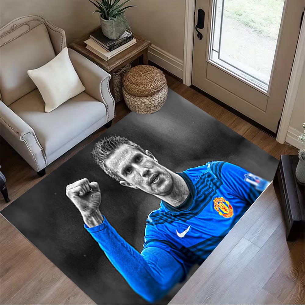 Manchester Celebration Area Rug Suitable for Dining Room Game Room Outdoor Entryway Anti-slip Rug Office home decor Birthday/Christmas Gift