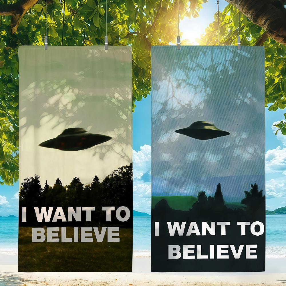 Class TV Series The X-Files Vintage Towel Quick Drying Beach Towels Are Suitable For Swimming Pools Camping Yoga And The Gym